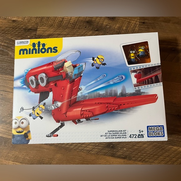 MINIONS Movie SUPERVILLAIN JET 472 pcs Mega Bloks